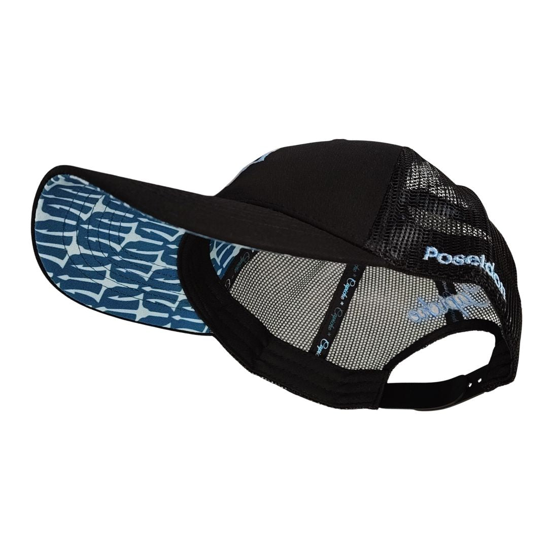 Clean Greek Poseidon Trucker Cap - Zwart