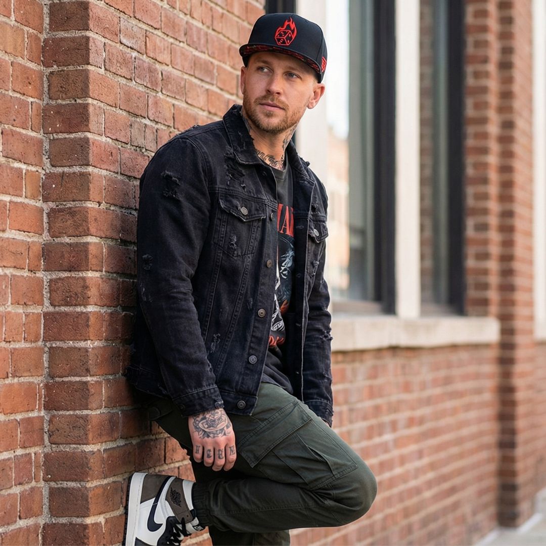 Casquette Snapback Dice - Noir