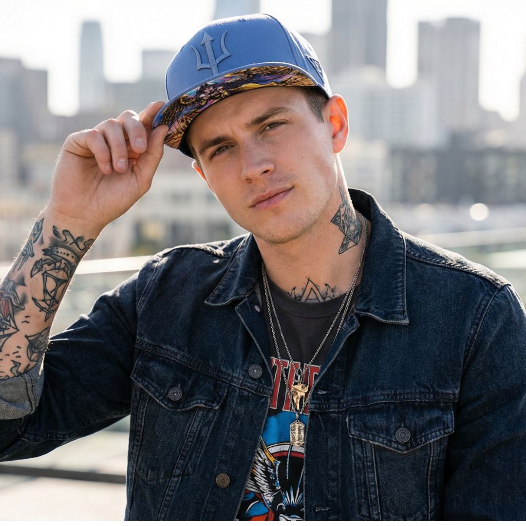 Casquette Sphinx Snapback - Bleu clair