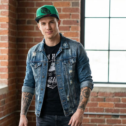 Snapback Galaxy verde