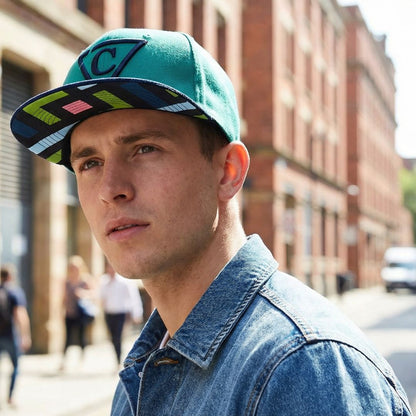 Cappellino Snapback The Square - Verde/Nero