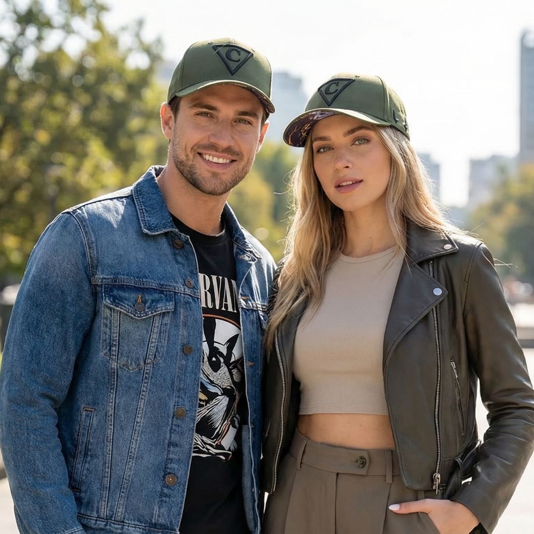 Lucifer Curved Baseball Cap - Green