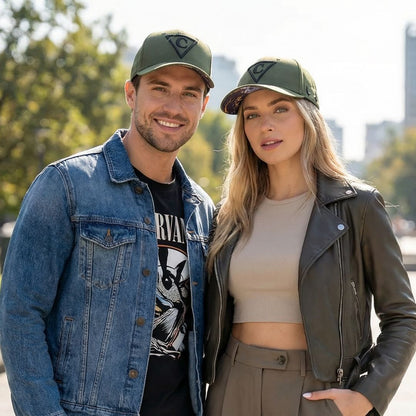 Lucifer Curved Baseball Cap - Green