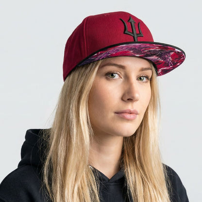 Casquette Griffin Snapback - Rouge/Noir