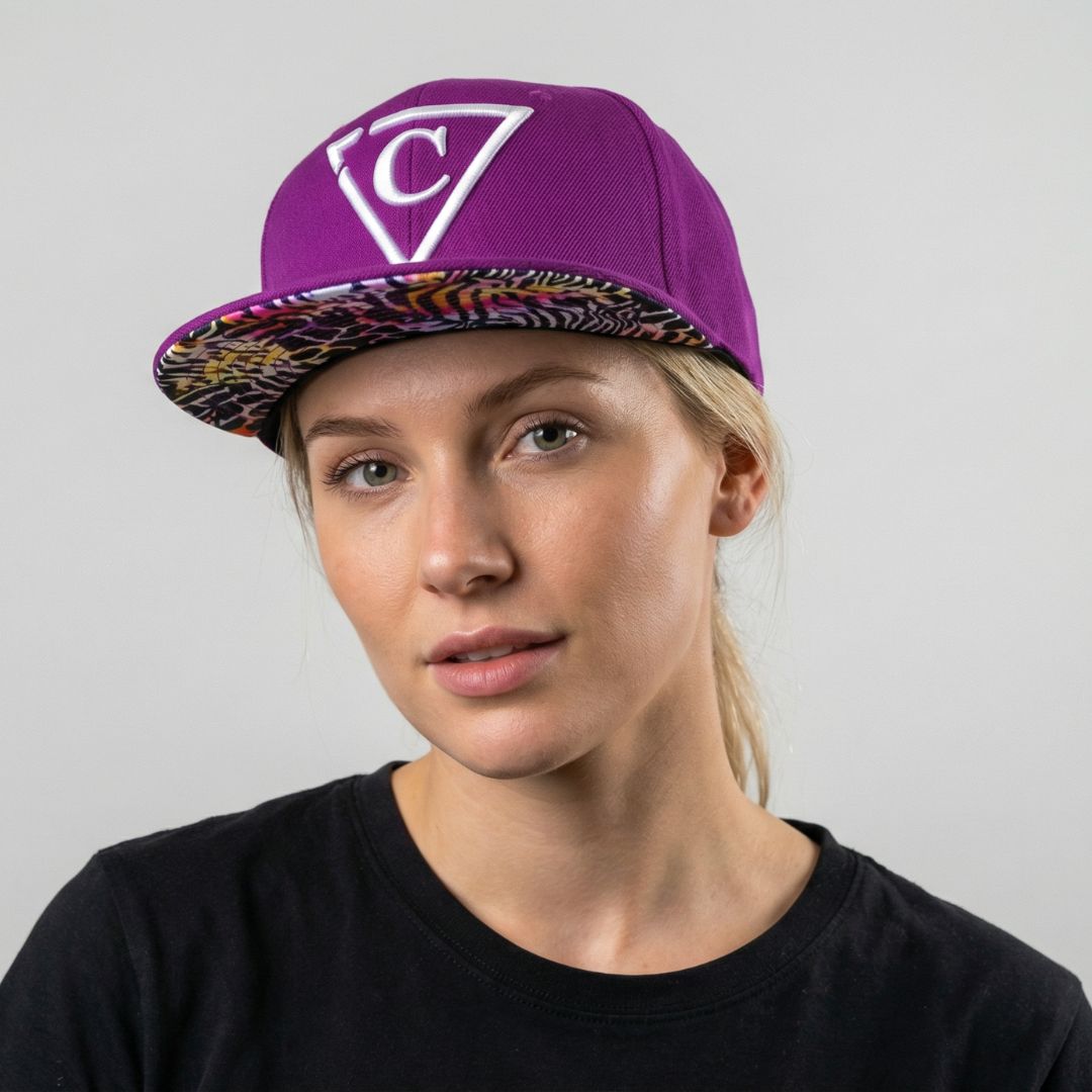 Colored Safari Snapback - Purple