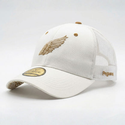 Cappellino Trucker Clean Greek Pegasus - Bianco