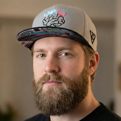Gorra Snapback Brainwashed - Gris / Negra