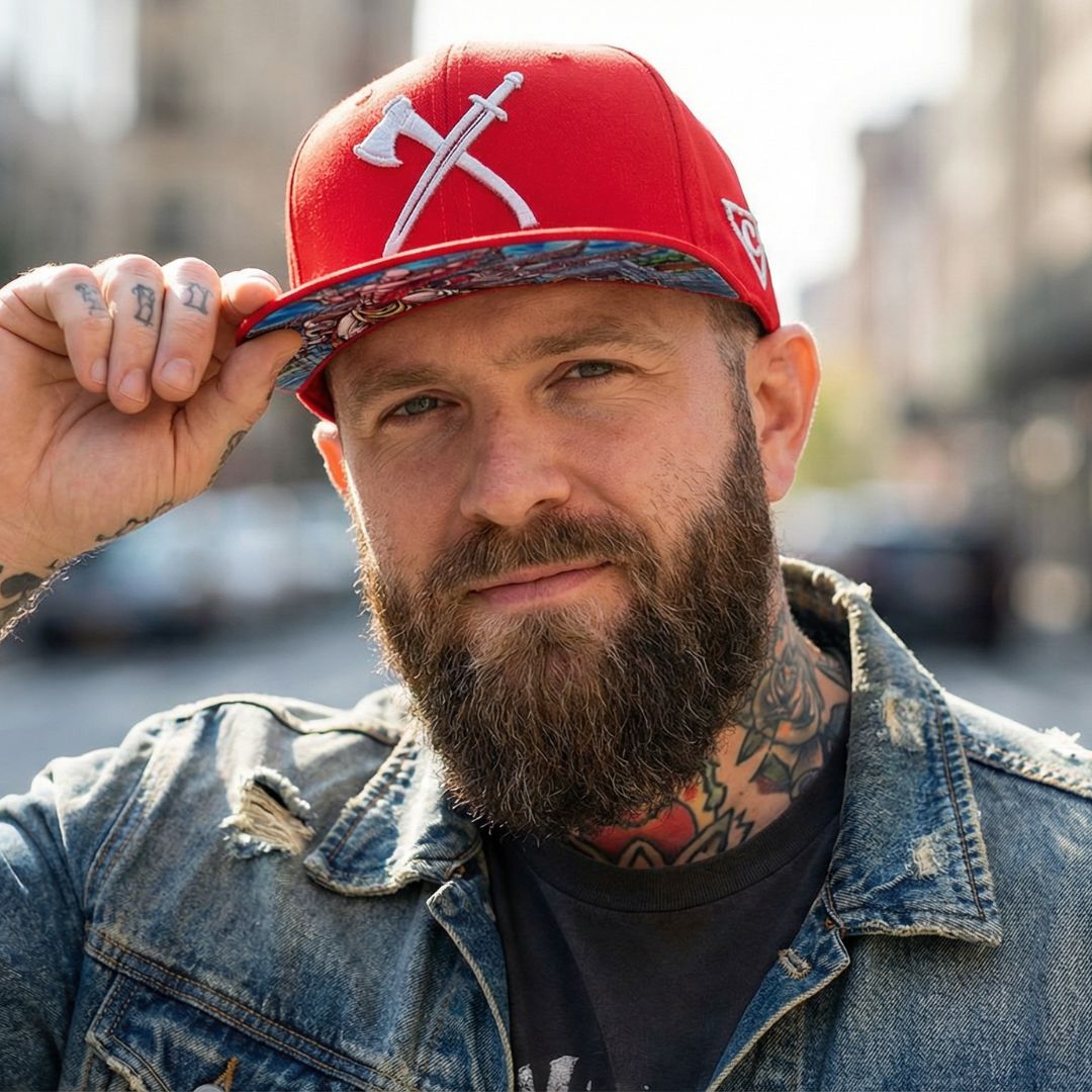 Cappellino Shaolin Snapback - Rosso