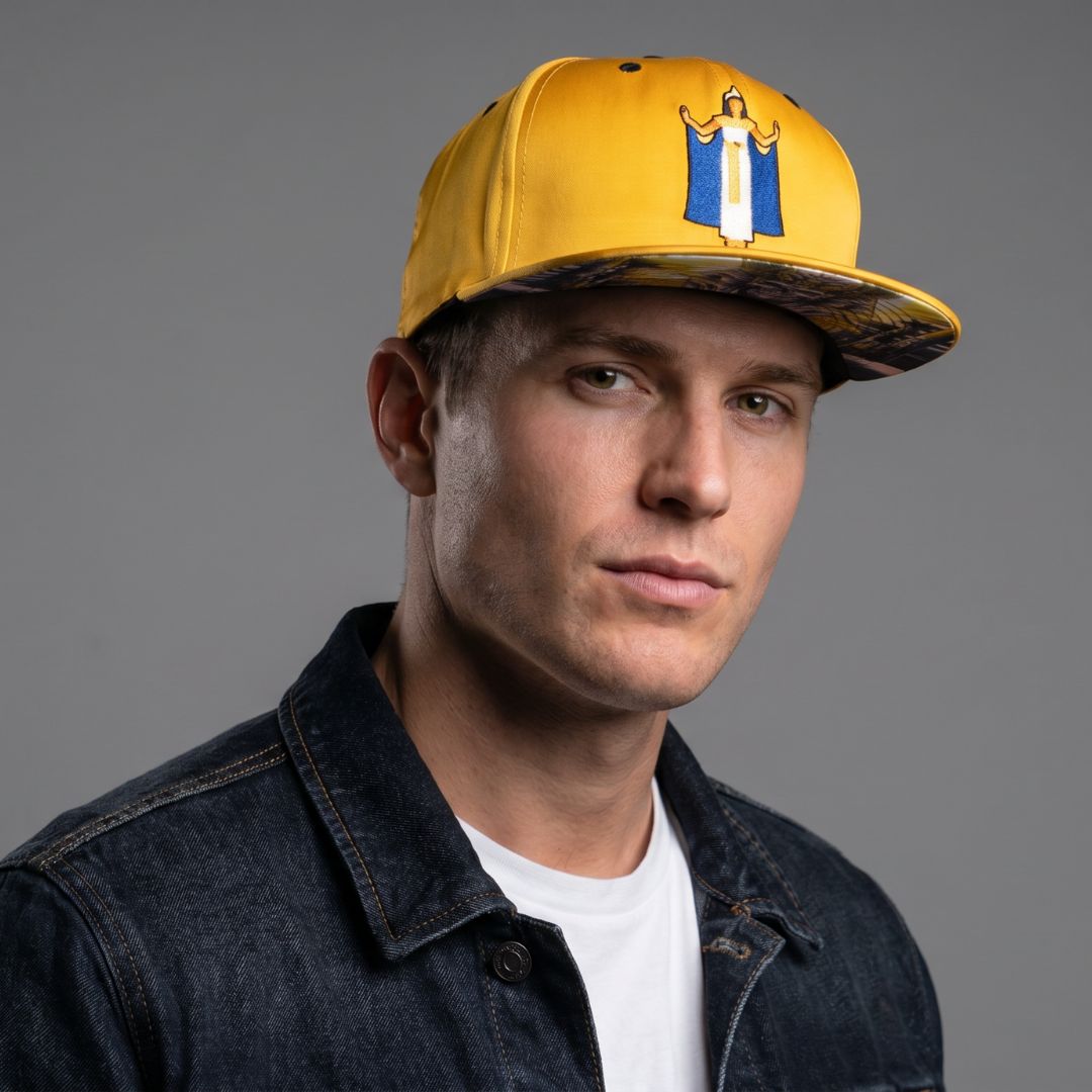 LIMITED EDITION Egyptian Night Snapback - Yellow Satin