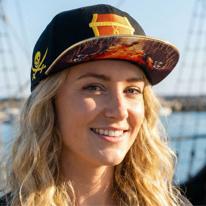 Go For Gold Snapback - Black/Gold