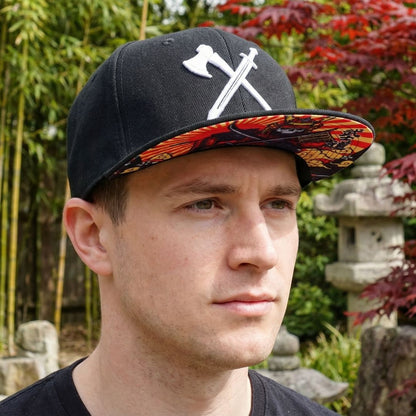 Samurai Snapback - Schwarz
