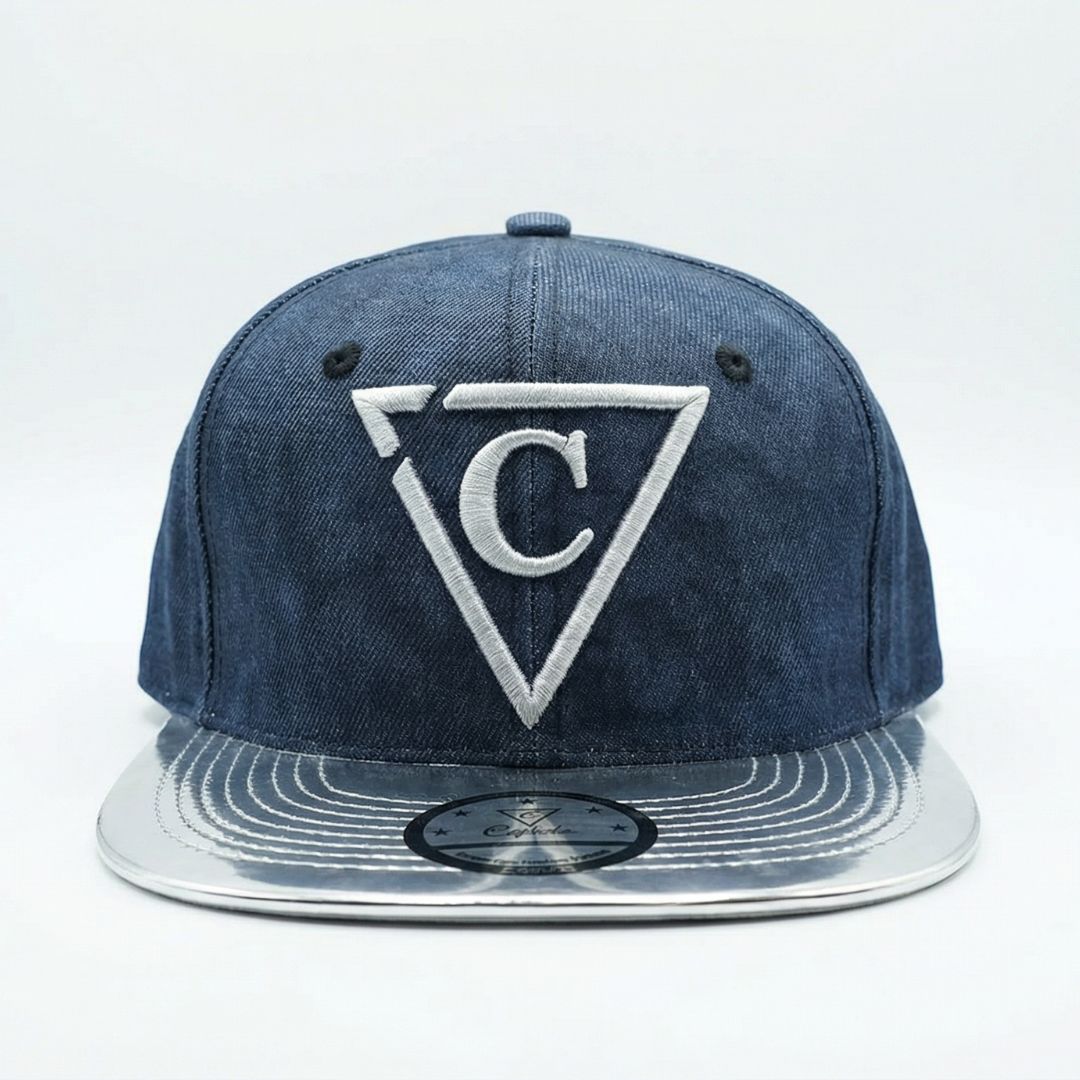 Black Camo Snapback - Black