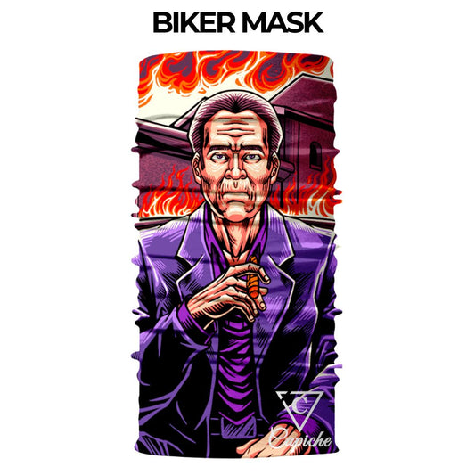 Heir to the Code Biker Mask - Purple