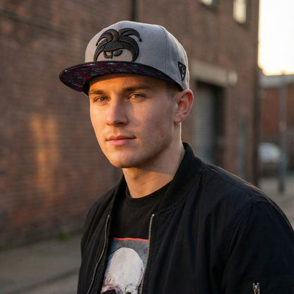 Clown Gang Snapback - Grey/Black