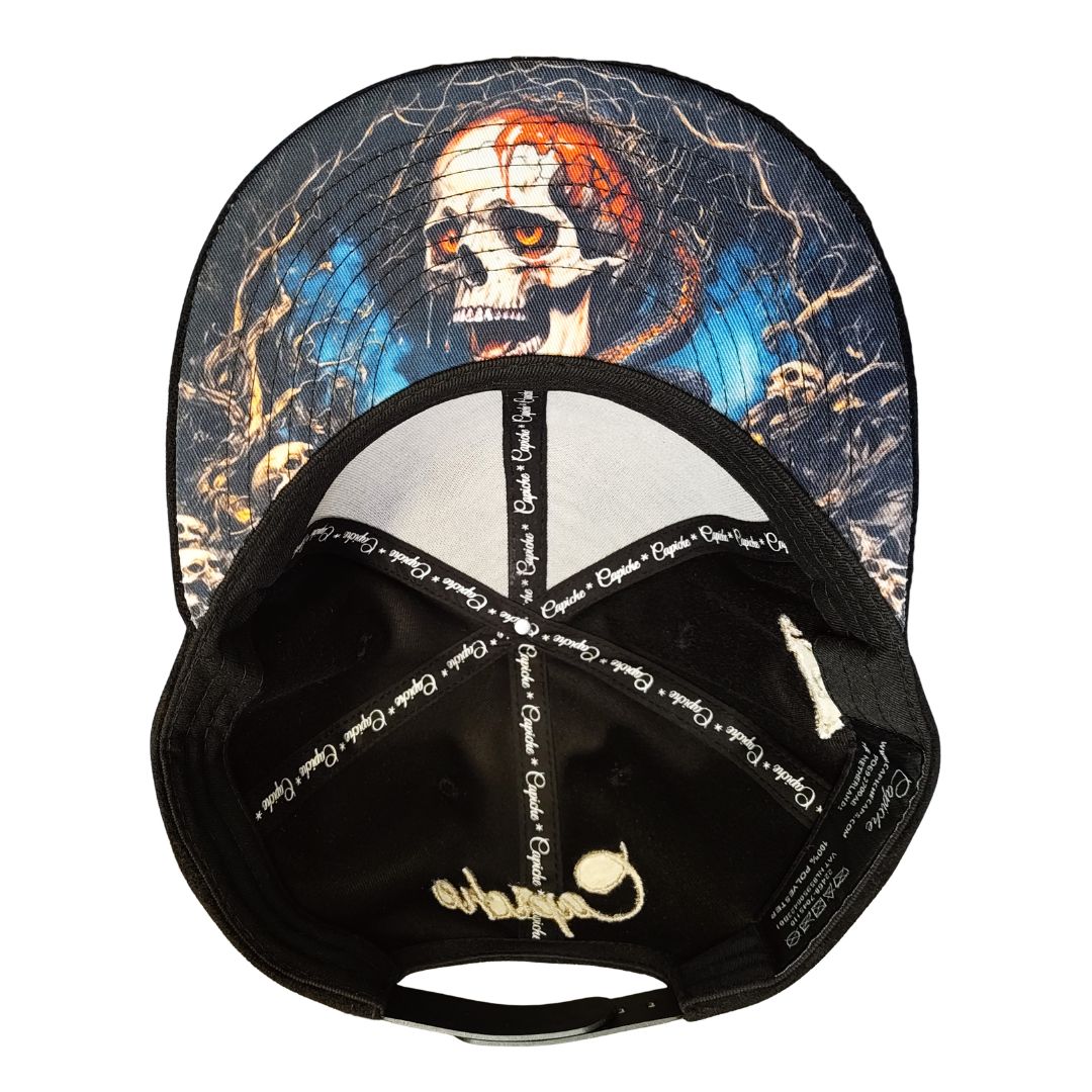 LIMITED EDITION Deadly Cave Snapback - Zwart suède