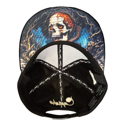 LIMITED EDITION Deadly Cave Snapback - Zwart suède
