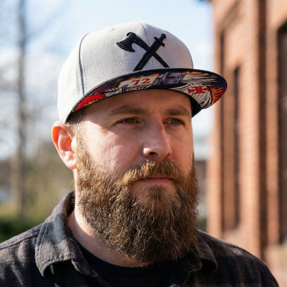 Cappellino Snapback Knight Templar - Grigio/Nero