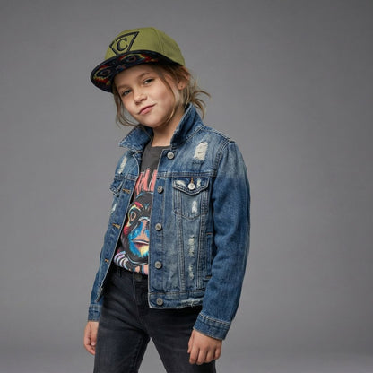 Casquette Snapback Mighty Eagle pour enfant - Vert/Noir