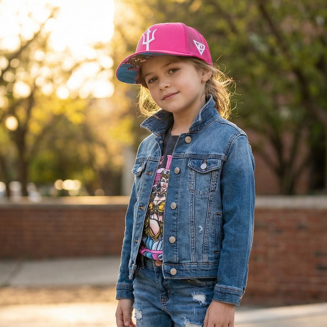 Hera Trucker Cap Child Size - Pink