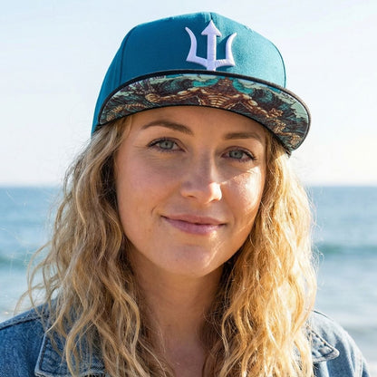 Casquette Snapback Poséidon - Bleu/Noir