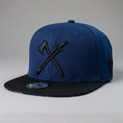 Cappellino Ninja Snapback - Blu scuro/Nero