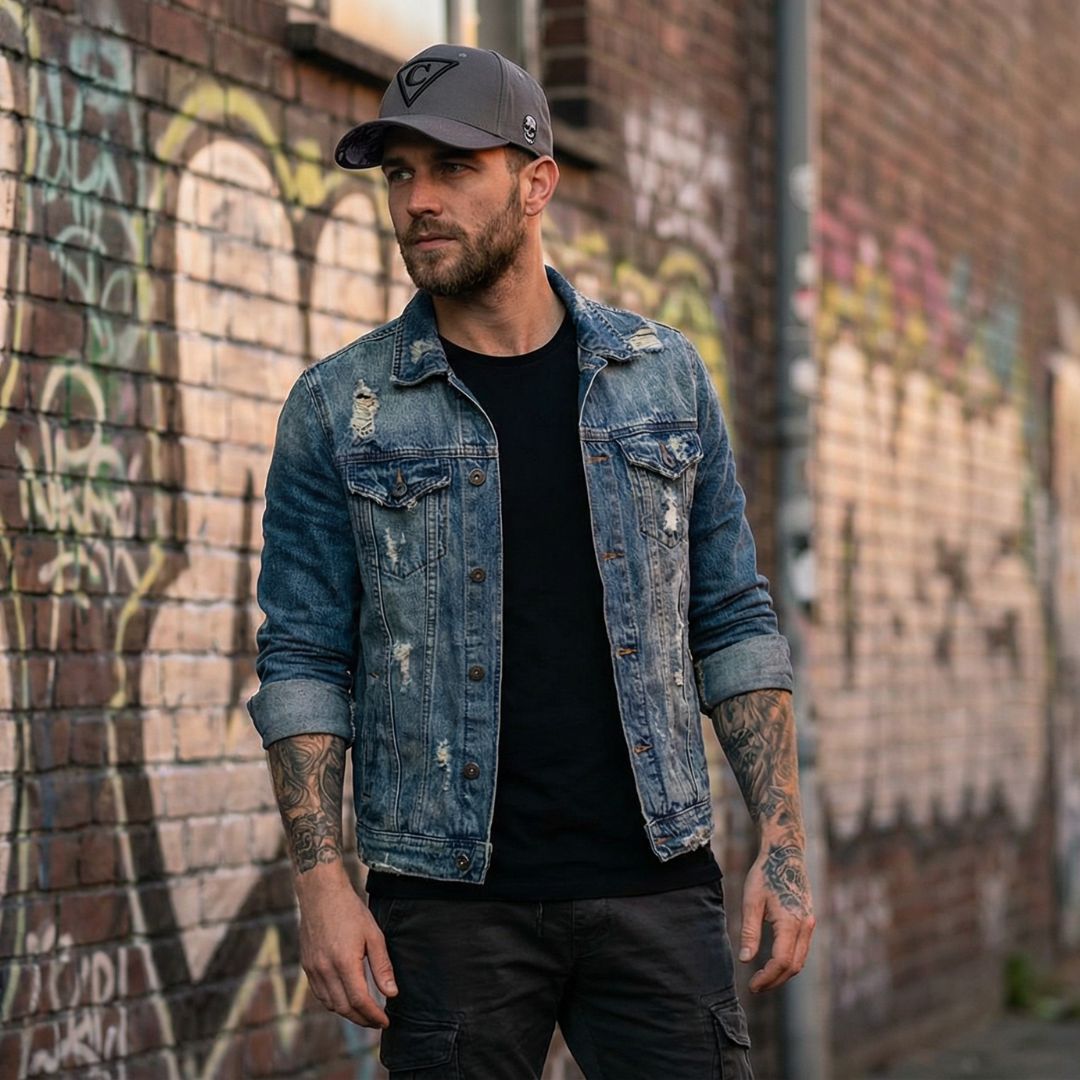 Cappellino da baseball curvo Dead Gang - Grigio