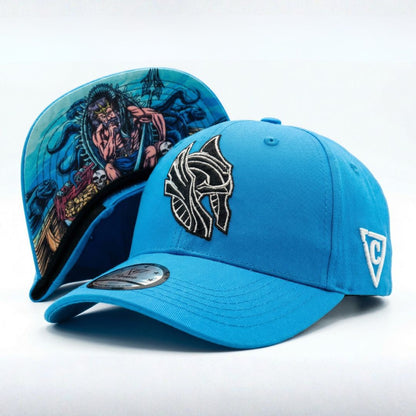 Njord Curved Baseball Cap - Blau