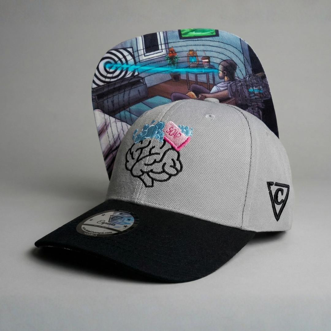 Cappellino baseball Brainwashed - Grigio/Nero