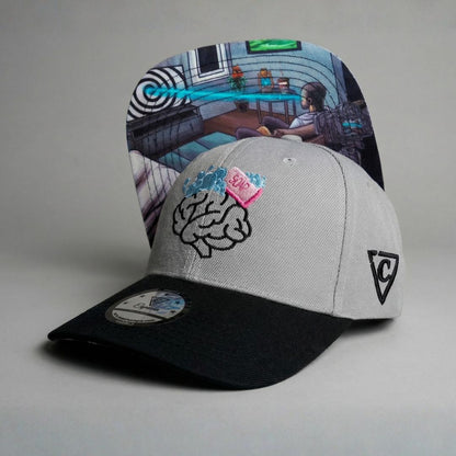 Cappellino baseball Brainwashed - Grigio/Nero