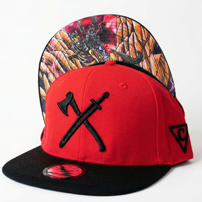 Cappellino Snapback Winged Hussar - Rosso/Nero