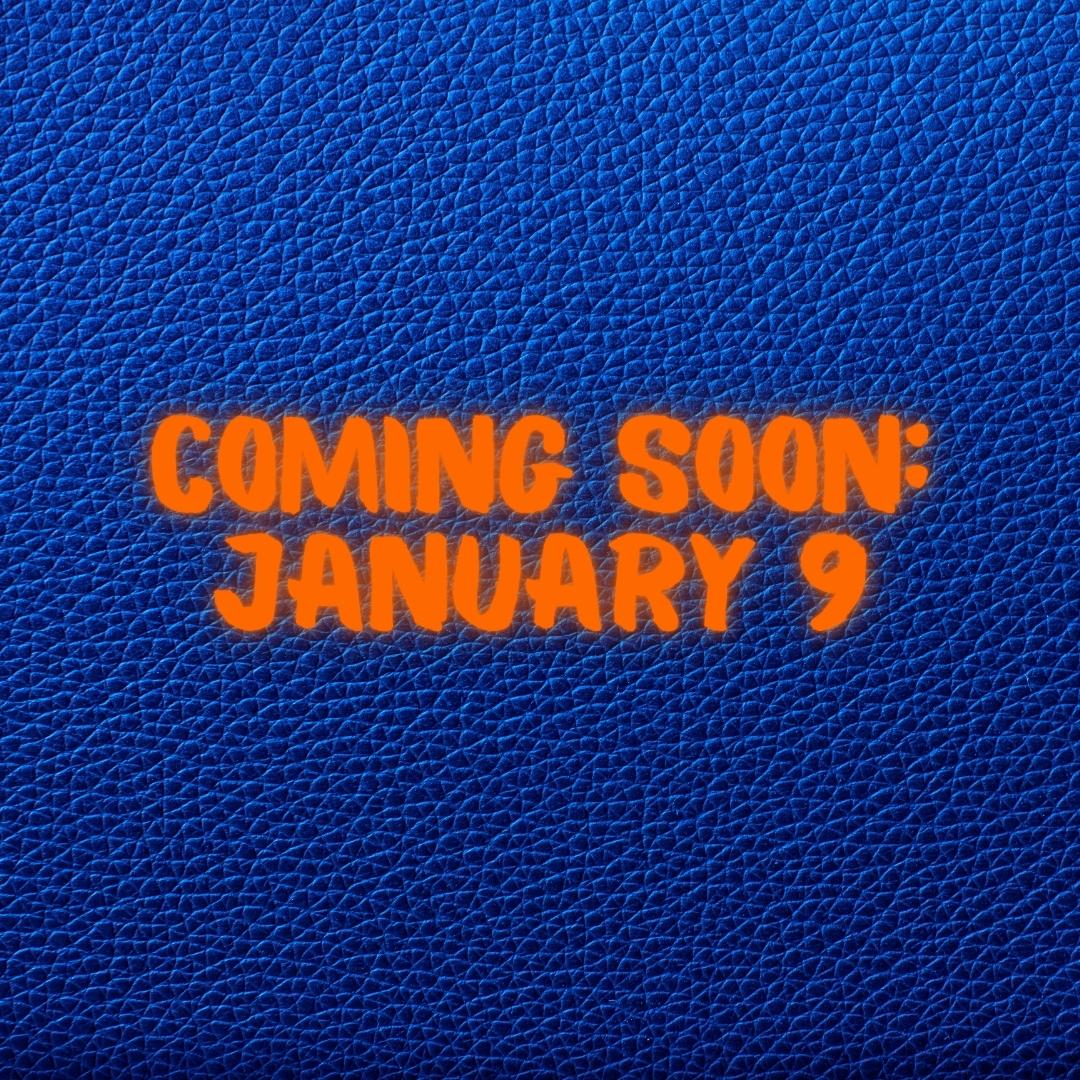 [JAN 9] Ride With Us Snapback - Blue Artificial Leather