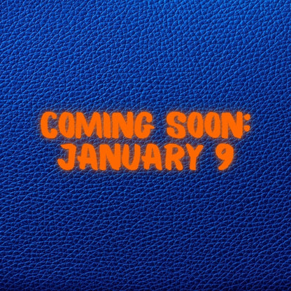 [JAN 9] Ride With Us Snapback - Blue Artificial Leather