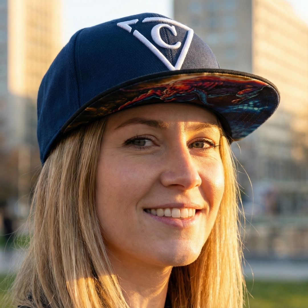 Casquette Buffalo Snapback - Bleu foncé/Noir