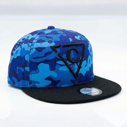 Blue Camo Snapback