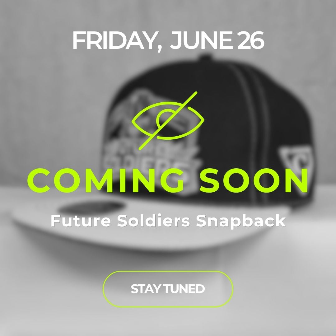 [June 26] Future Soldiers Snapback - Black/White