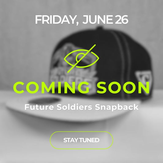 [June 26] Future Soldiers Snapback - Black/White