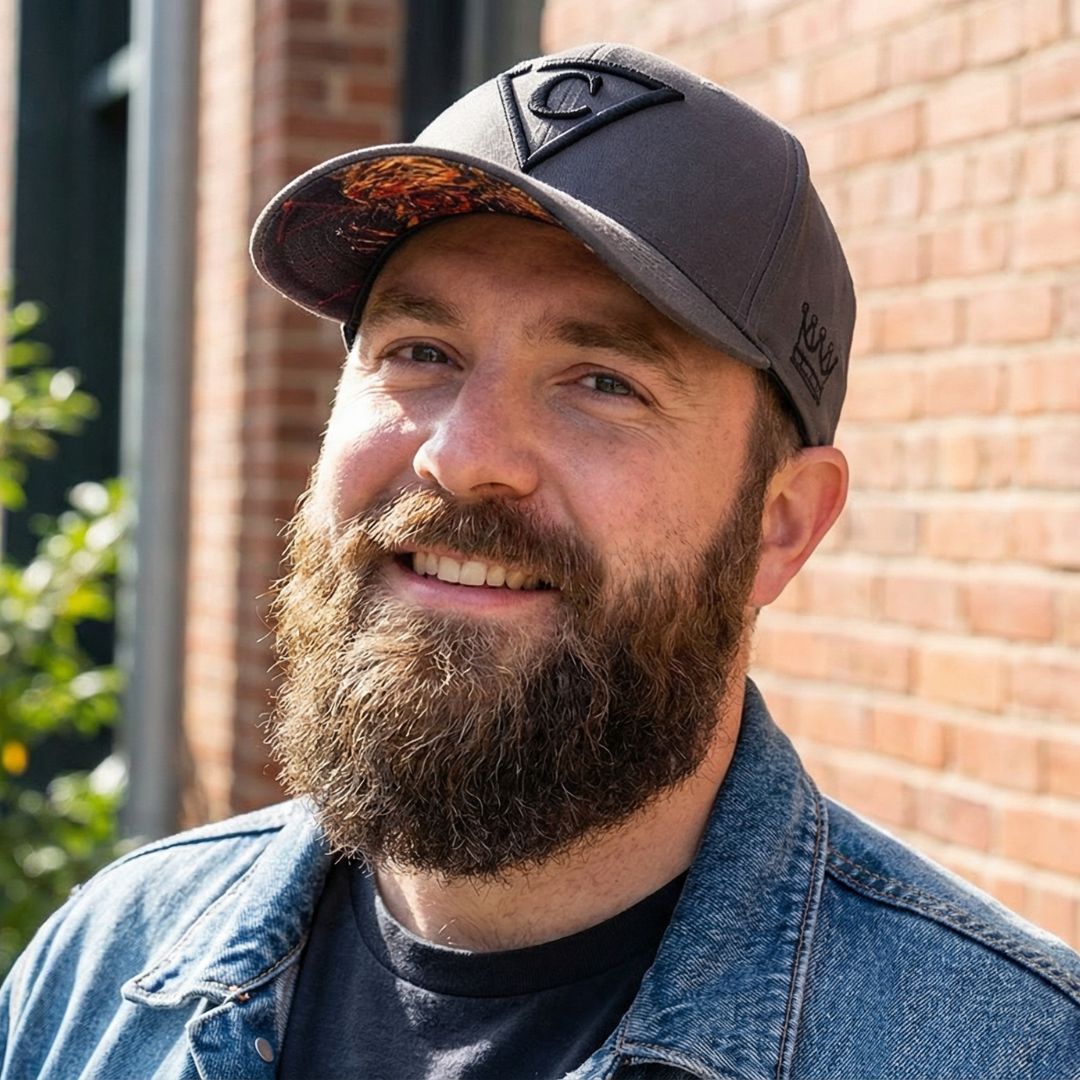 Cappellino da baseball Hungry Lion Curved - Grigio