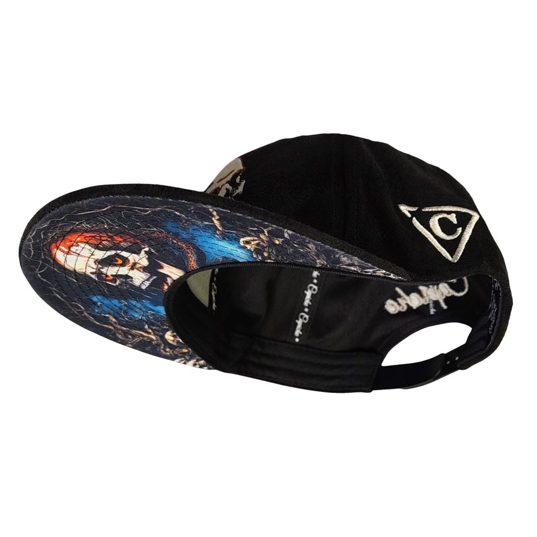 LIMITED EDITION Deadly Cave Snapback - Zwart suède