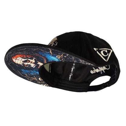 LIMITED EDITION Deadly Cave Snapback - Zwart suède