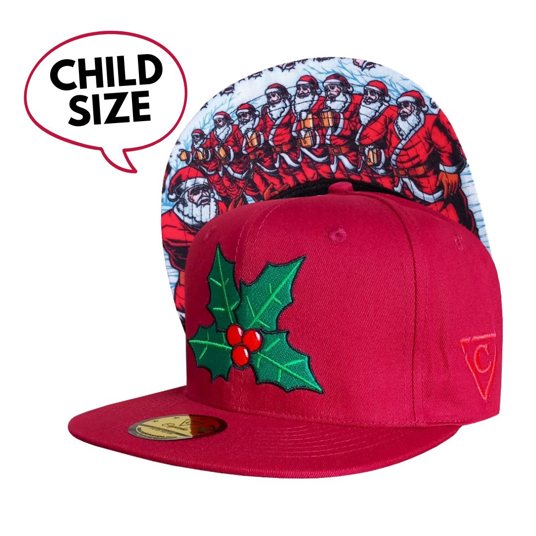LIMITED Christmas Snapback Santa's Choir Child Size - Red