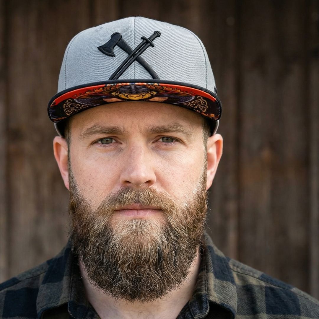 Lo snapback Viking - Grigio/Nero