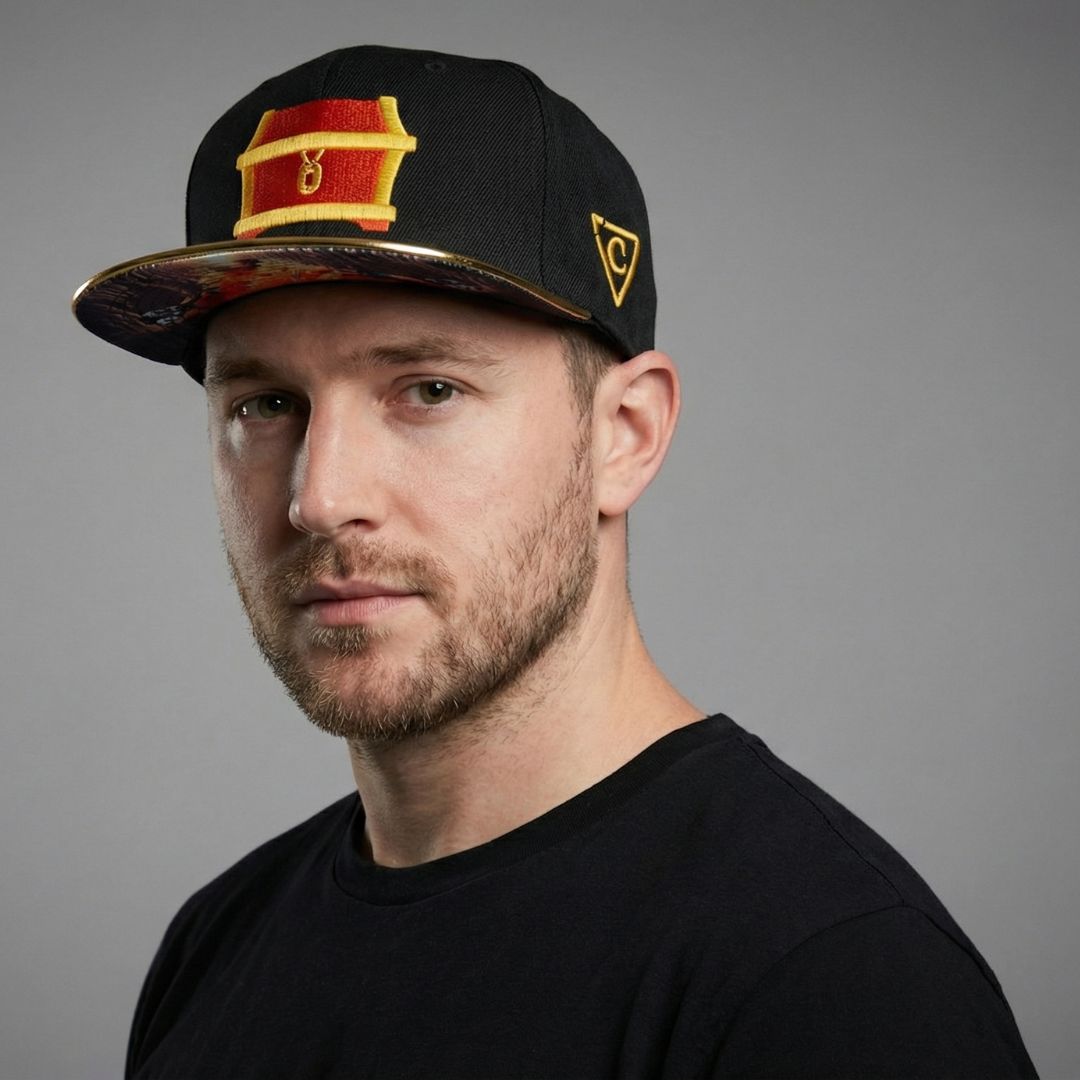 Go For Gold Snapback - Black/Gold