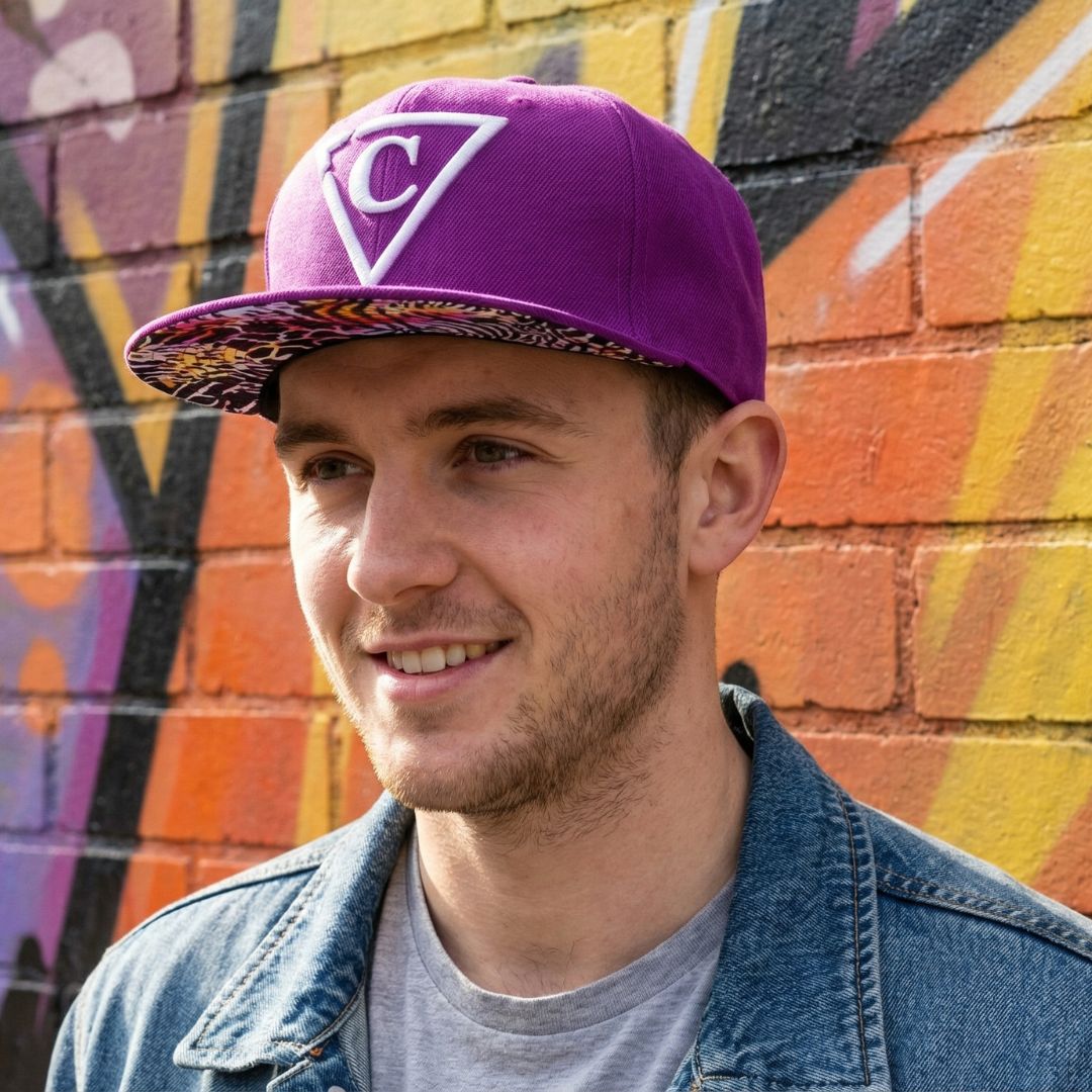 Colored Safari Snapback - Purple