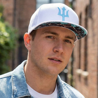 Witte Poseidon Snapback - Wit