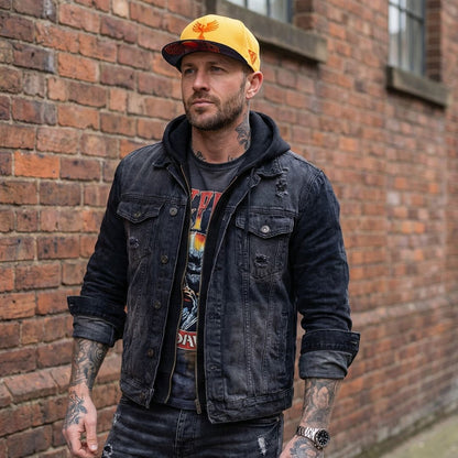 Snapback Phoenix - żółto-czarny