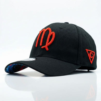 Cappellino da baseball Zodiac Virgo - Nero/Rosso