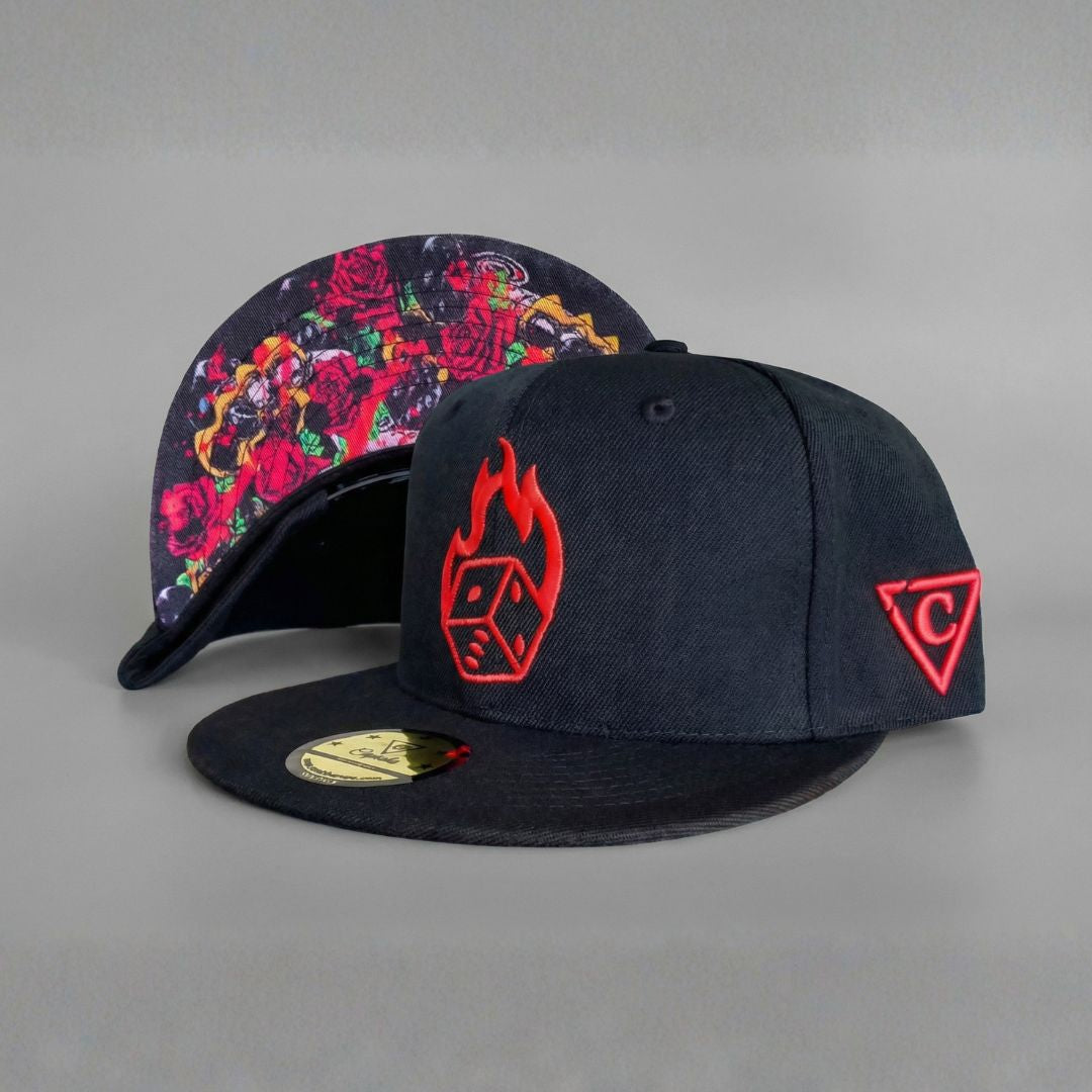 Casquette Snapback Dice - Noir