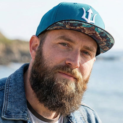 Casquette Snapback Poséidon - Bleu/Noir