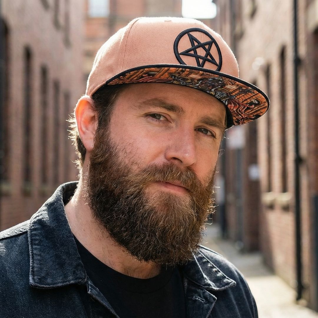 Cursed Priest Snapback - Light Brown