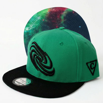 Snapback Galaxy verde